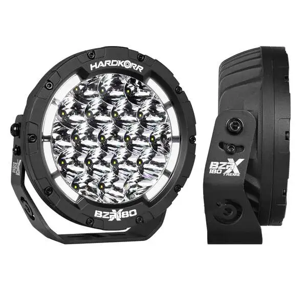 HARDKORR BZR-X SERIES 7? LED DRIVING LIGHTS (PAIR W/HARNESS) - HKBZRX180 10