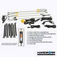 Thumbnail for HARDKORR LIFESTYLE 4 BAR ORANGE/WHITE LED CAMPING LIGHT KIT - HKLSCAMP4 6