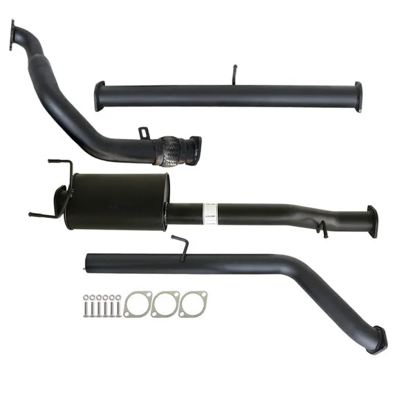 Load image into Gallery viewer, MAZDA BT-50 UN 2.5L &amp; 3.0L 07 - 11 MANUAL 3&quot; TURBO BACK CARBON OFFROAD EXHAUST WITH MUFFLER NO CAT - MZ247-MO 3
