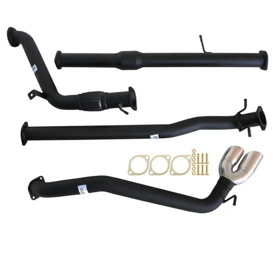 MAZDA BT-50 UP, UR 9/2011 - 9/2016 3" TURBO BACK CARBON OFFROAD EXHAUST CAT & PIPE SIDE EXIT TAILPIPE - MZ248-PCS 3