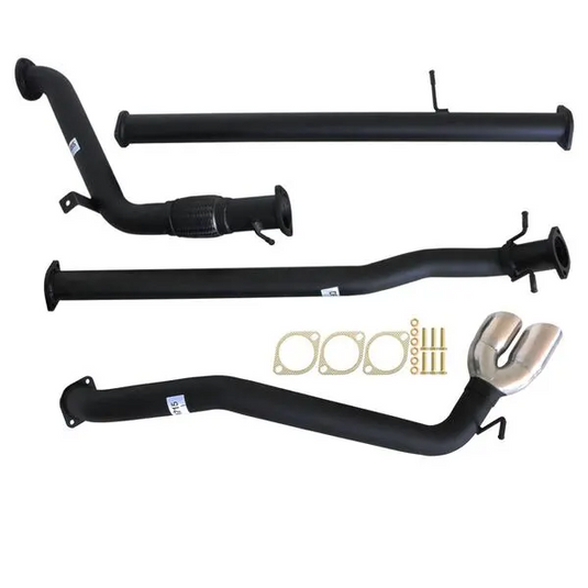 MAZDA BT-50 UP, UR 9/2011 - 9/2016 3" TURBO BACK CARBON OFFROAD EXHAUST PIPE ONLY SIDE EXIT TAILPIPE - MZ248-POS 3
