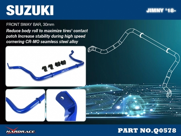 Load image into Gallery viewer, FRONT SWAY BAR 30MM SUZUKI, JIMNY, 18-PRESENT - Q0578 9
