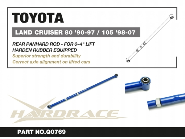 Load image into Gallery viewer, Fits Toyota LAND CRUISER 80 &#39;90-97/ 105 &#39;98-07/ LX450 &#39;95-97 REAR PANHARD ROD - FOR 0-4&quot; LIFT - Q0769 9
