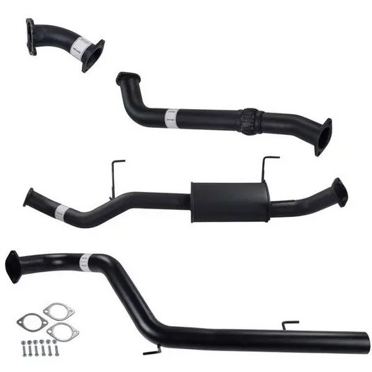 Fits Toyota LANDCRUISER 100 SERIES HD100R WAGON 4.2L 3" *DTS* TURBO BACK CARBON OFFROAD EXHAUST HOTDOG NO CAT - TY206-MO 3