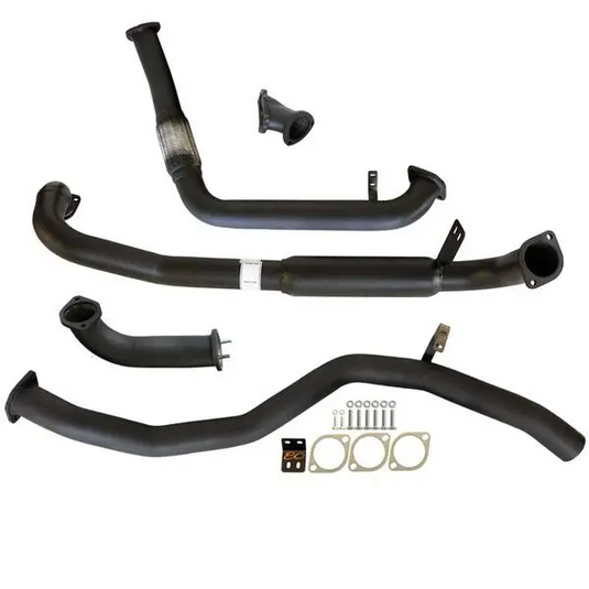 Fits Toyota LANDCRUISER 80 SERIES 4.2L 1HD-FT TD 1990 -1998 3" TURBO BACK CARBON OFFROAD EXHAUST WITH HOTDOG - TY209-HO 2