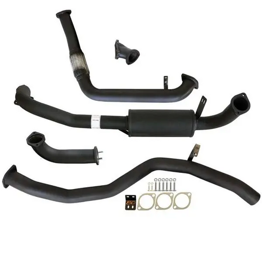 Fits Toyota LANDCRUISER 80 SERIES 4.2L 1HD-FT TD 1990 -1998 3" TURBO BACK CARBON OFFROAD EXHAUST WITH MUFFLER - TY209-MO 2