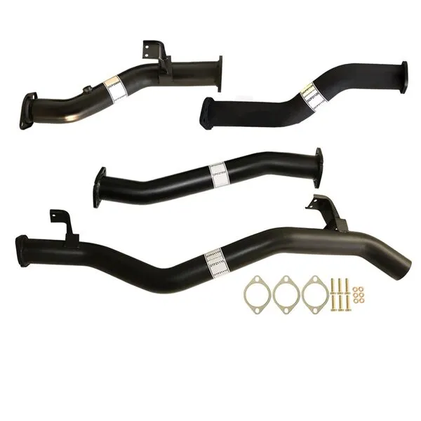 Load image into Gallery viewer, Fits Toyota LANDCRUISER 79 SERIES VDJ76 DOUBLE CAB UTE 4.5L V8 10/2016&gt; 3&quot; #DPF# BACK CARBON OFFROAD EXHAUST PIPE ONLY - TY223-PO 2
