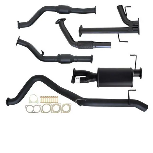 Fits Toyota LANDCRUISER 200 SERIES 4.5L 1VD-FTV 07 -10/2015 3" TURBO BACK CARBON OFFROAD EXHAUST WITH CAT & MUFFLER - TY232-MC 3