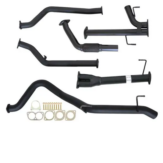 Fits Toyota LANDCRUISER 200 SERIES 4.5L 1VD-FTV 07 -10/2015 3" TURBO BACK CARBON OFFROAD EXHAUST WITH PIPE ONLY - TY232-PO 3