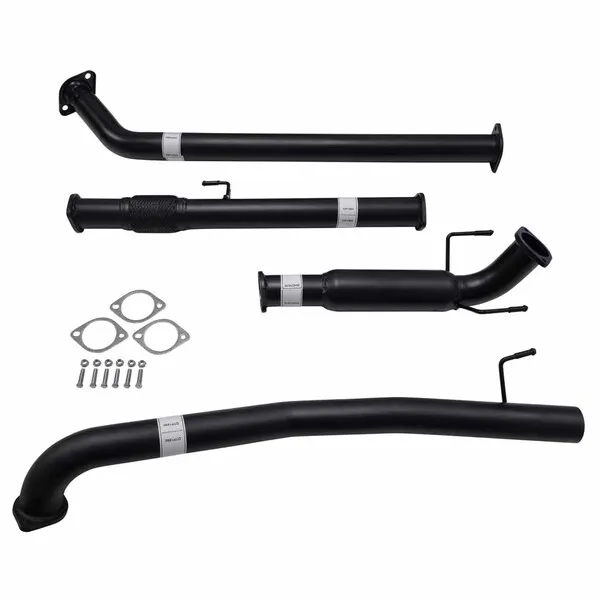 Load image into Gallery viewer, Fits Toyota HILUX GUN122/125R 2.4L 2GD-FTVTD 2017&gt;3&quot; #DPF# BACK CARBON OFFROAD EXHAUST WITH HOTDOG ONLY - TY257-HO 3
