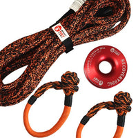 Thumbnail for Carbon 4m 14000kg Bridle Rope, 2 x Soft Shackle, Recovery Ring Combo Deal - CW-COMBO-0054-MFSS-RR10 1