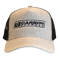 Thumbnail for Carbon Offroad Trucker Cap Hat Light Grey - CW-HATLG 1