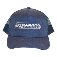 Thumbnail for Carbon Offroad Trucker Cap Hat Navy Blue - CW-HATB 1