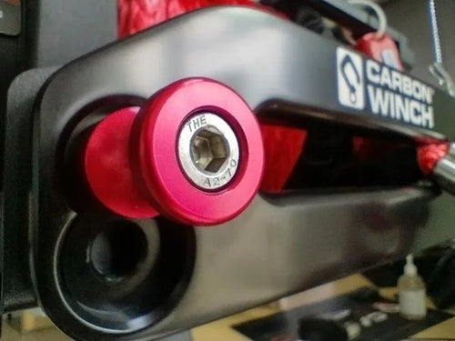 Carbon Offroad Winch Hook Holder Utility Mount - CW-HM_RED 1