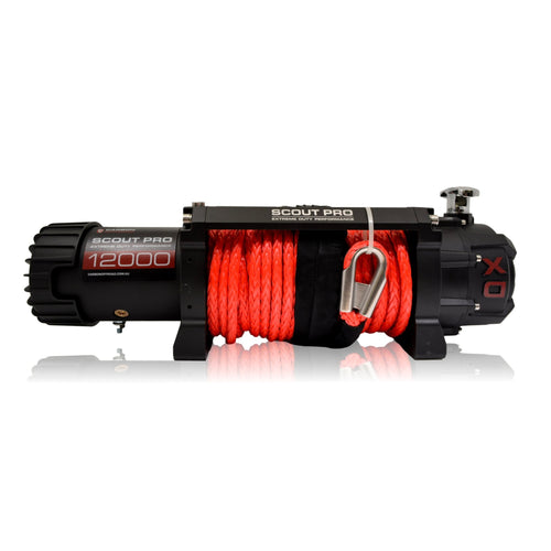 Carbon Scout Pro 12.0 Extreme Duty 12000lb Fast Electric Winch V2 - CW-XD12 1