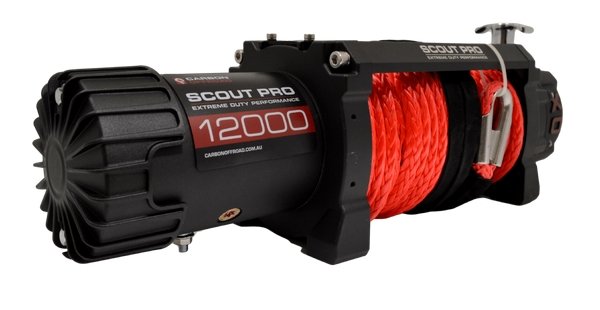 Load image into Gallery viewer, Carbon Scout Pro 12K Winch and Recovery Kit Combo - CW-XD12-COMBO7 15
