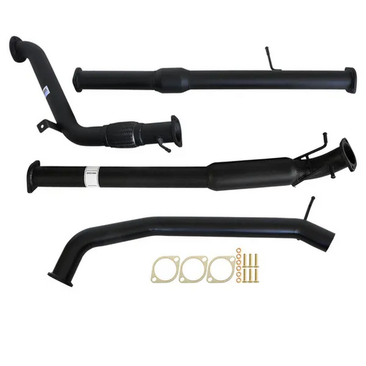 FORD RANGER PX 3.2L 9/2011 - 9/2016 3" TURBO BACK CARBON OFFROAD EXHAUST WITH CAT & HOTDOG - FD240-HC 1