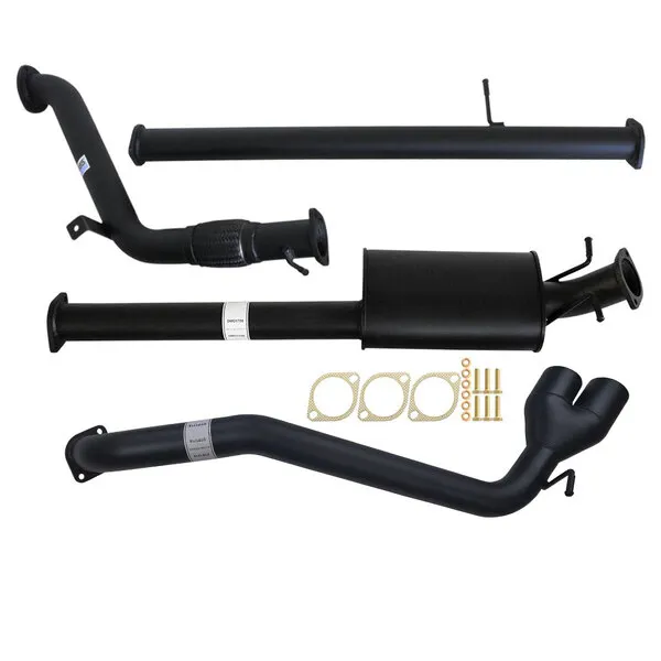 Load image into Gallery viewer, FORD RANGER PX 3.2L 9/2011 - 9/2016 3&quot; TURBO BACK CARBON OFFROAD EXHAUST MUFFLER ONLY SIDE EXIT TAILPIPE - FD240-MOS 1
