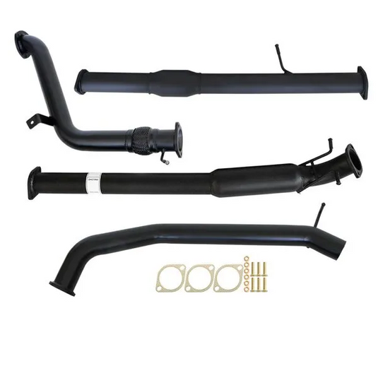 FORD RANGER PX 2.2L 9/2011 - 9/2016 3" TURBO BACK CARBON OFFROAD EXHAUST WITH HOTDOG & CAT - FD242-HC 1