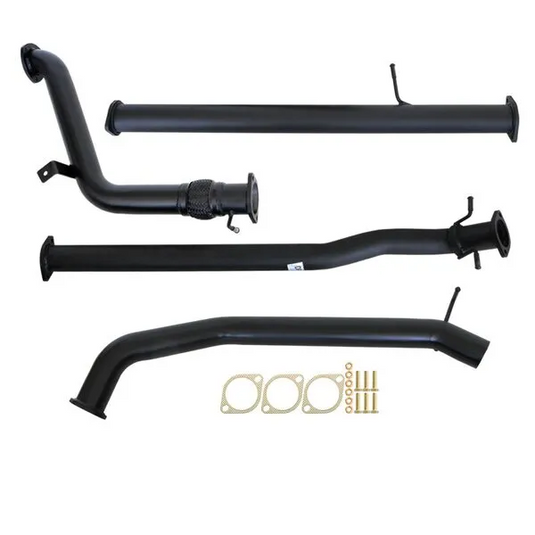 FORD RANGER PX 2.2L 9/2011 - 9/2016 3" TURBO BACK CARBON OFFROAD EXHAUST WITH PIPE ONLY - FD242-PO 1