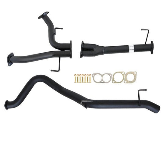 Fits Toyota LANDCRUISER 200 SERIES 4.5L 1VD-FTV 10/2015>3" # DPF BACK # CARBON OFFROAD EXHAUST WITH PIPE ONLY