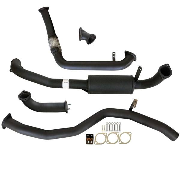 Load image into Gallery viewer, Fits Toyota LANDCRUISER 80 SERIES 4.2L 1HD-FT TD 1990 -1998 3&quot; TURBO BACK CARBON OFFROAD EXHAUST WITH MUFFLER - TY209-MO 1
