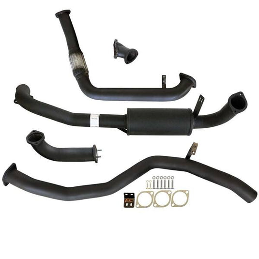 Fits Toyota LANDCRUISER 80 SERIES 4.2L 1HD-FT TD 1990 -1998 3" TURBO BACK CARBON OFFROAD EXHAUST WITH MUFFLER - TY209-MO 1