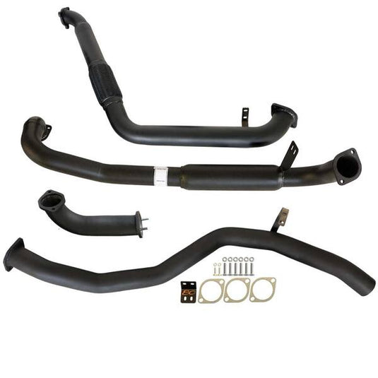 Fits Toyota LANDCRUISER 80 SERIES 4.2L 1HZ *DTS* 1990 -1998 3" TURBO BACK CARBON OFFROAD EXHAUST WITH HOTDOG - TY210-HO 1