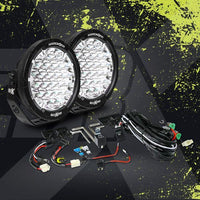 Thumbnail for HARDKORR BZR-X SERIES 9? LED DRIVING LIGHTS (PAIR W/HARNESS) - HKBZRX215 8
