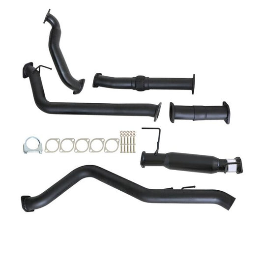 HOLDEN RODEO RA 3.0L 4JJ1-TC 1/2007 - 12/2008 3" TURBO BACK CARBON OFFROAD EXHAUST WITH HOTDOG NO CAT - GM236-HO 1