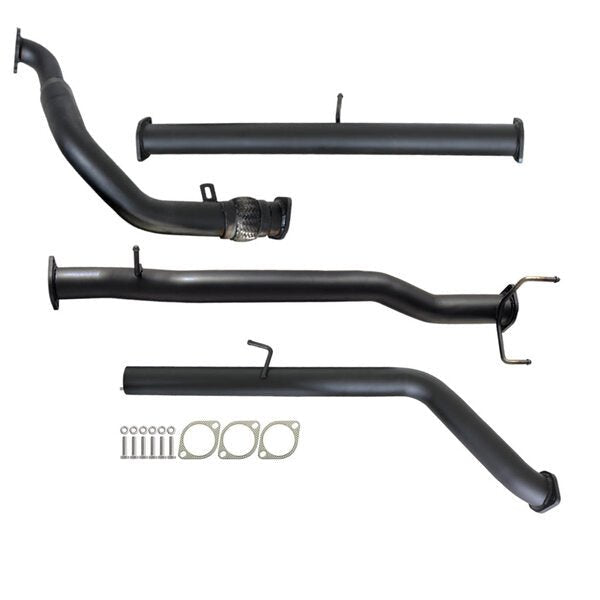 Load image into Gallery viewer, MAZDA BT-50 UN 2.5L &amp; 3.0L 07 - 11 MANUAL 3&quot; TURBO BACK CARBON OFFROAD EXHAUST PIPE ONLY - MZ247-PO 1
