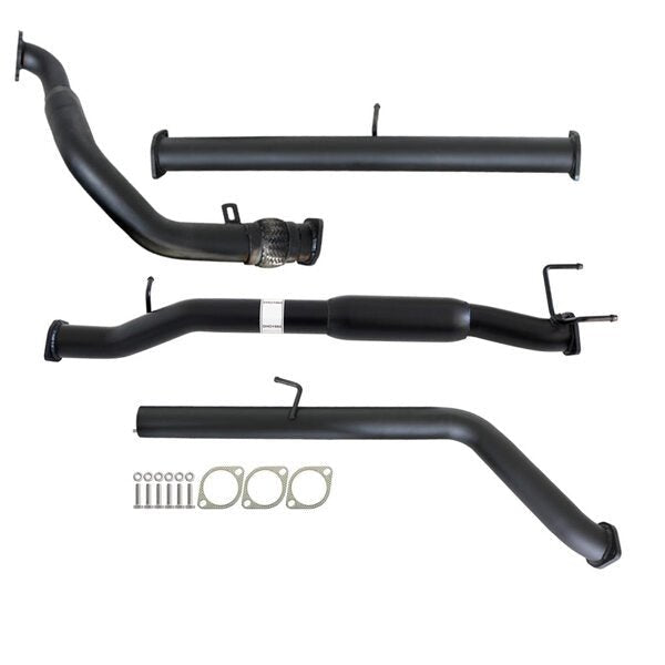 Load image into Gallery viewer, MAZDA BT-50 UN 2.5L &amp; 3.0L 07 - 11 MANUAL 3&quot; TURBO BACK CARBON OFFROAD EXHAUST WITH HOTDOG ONLY - MZ247-HO 4
