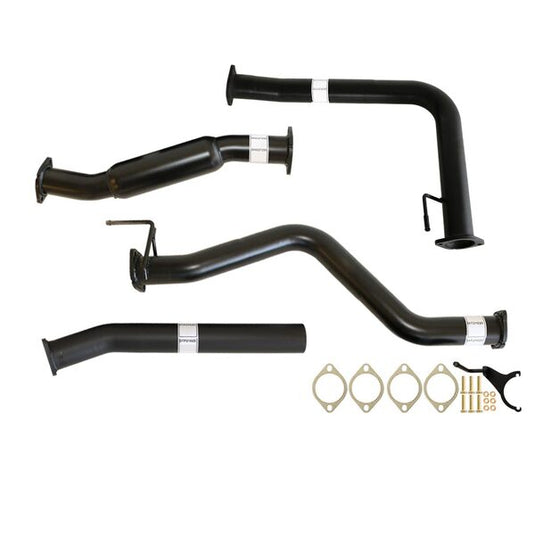 NISSAN NAVARA D40 AUTO 2.5L YD25D 07 - 16 3" #DPF# BACK CARBON OFFROAD EXHAUST WITH CAT AND PIPE