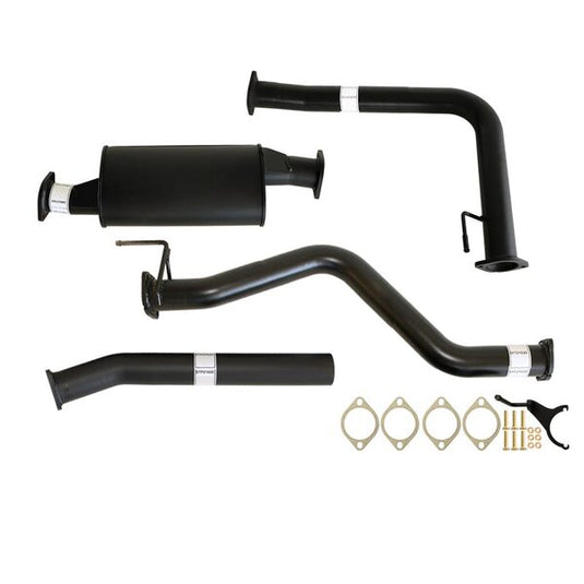 NISSAN NAVARA D40 AUTO 2.5L YD25D 07 - 16 3" #DPF# BACK CARBON OFFROAD EXHAUST WITH MUFFLER ONLY