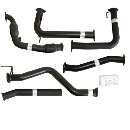 NISSAN NAVARA D40 AUTO #DPF REPLACE# 2.5L YD25D 07 - 16 3" TURBO BACK CARBON OFFROAD EXHAUST WITH CAT AND PIPE