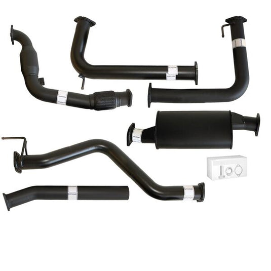 NISSAN NAVARA D40 AUTO #DPF REPLACE# 2.5L YD25D 07 - 16 3" TURBO BACK CARBON OFFROAD EXHAUST WITH CAT & MUFFLER