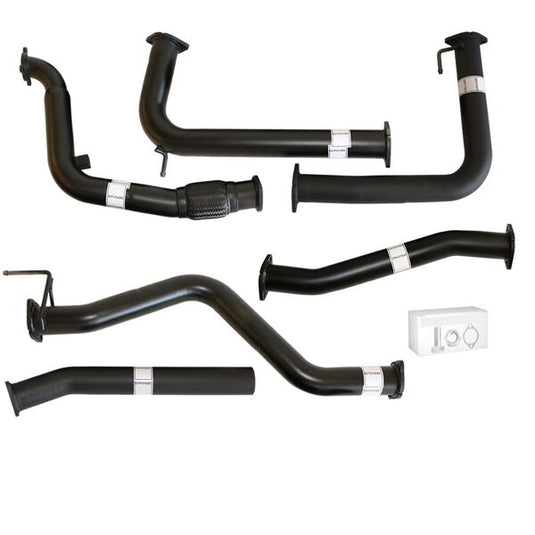 NISSAN NAVARA D40 MANUAL 2.5L YD25D 07 - 16 3"TURBO BACK CARBON OFFROAD EXHAUST WITH PIPE ONLY - NI219-PO 1