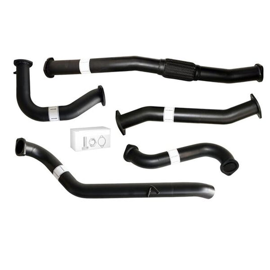 NISSAN PATROL GU 4.2L TD42-T 96-2006 UTE COIL & LEAF SPRING 3" TURBO BACK CARBON OFFROAD EXHAUST WITH PIPE ONLY - NI208-PO 1