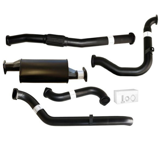 NISSAN PATROL GU Y61 3.0L 2000 -2016 UTE, WAGON 3" TURBO BACK CARBON OFFROAD EXHAUST WITH MUFFLER ONLY - NO CAT - NI207-MO 1