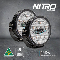 Thumbnail for Nitro 140 Maxx 9″ LED Driving Light (Pair) - 1