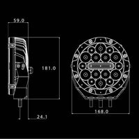 Thumbnail for NITRO 80 Maxx LED Driving Light (Pair) - 6
