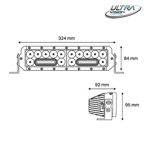 NITRO Maxx 105W 13″ LED Light bar - 6