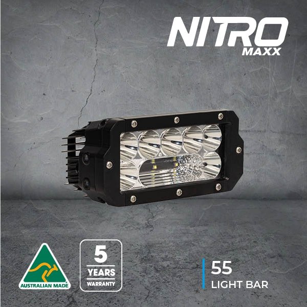 Load image into Gallery viewer, NITRO Maxx 55W 7″ LED Light bar - 1
