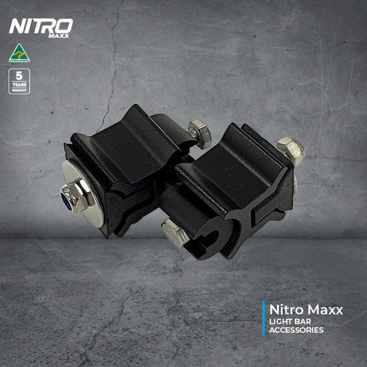 Nitro MAXX Light Bar Base Mount Brackets (pair) - DVMFEET-PR 2