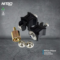 Thumbnail for Nitro MAXX Light Bar Base Mount Kit With Anti-Theft Nuts - DVNBMK 2