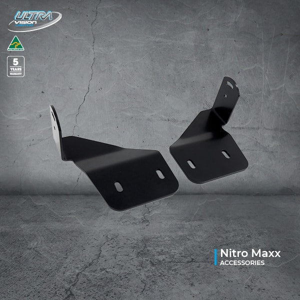 Nitro Maxx Light Bar Brackets to suit Rhino Pioneer Platform (level with rack) - RRBKTN-RHINPION-LVL-KIT 2