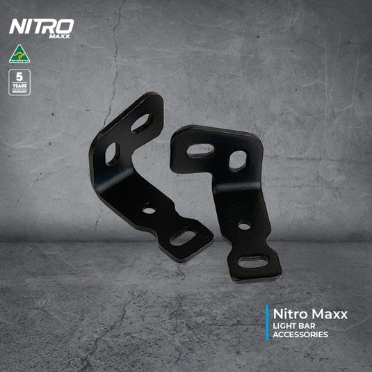 Nitro MAXX Light Bar Side Mount Brackets (pair) - DVTFEET2-PR 2