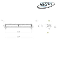 Thumbnail for Raptor 60 LED 14.5″ Light Bar - 6