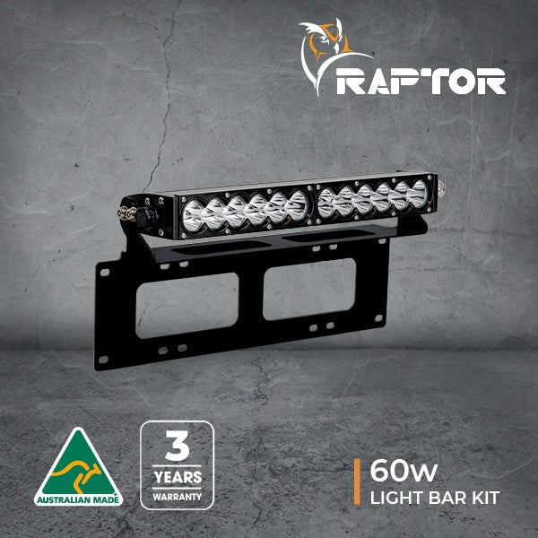 Load image into Gallery viewer, Raptor 60 LED 14.5″ Light Bar Number Plate Kit - 1

