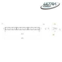 Thumbnail for Raptor 90 LED 20.5″ Light Bar - 6